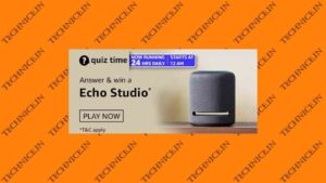Amazon Echo Studio Quiz Answers Win Echo Studio Black