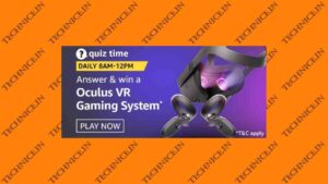Amazon Oculus VR Quiz Answers Win Oculus VR Gaming System