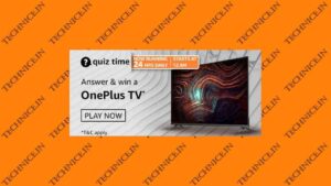 Amazon OnePlus TV Quiz Answers Get Free OnePlus TV
