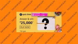 Amazon Rs 25000 Quiz Answers Win Money Free