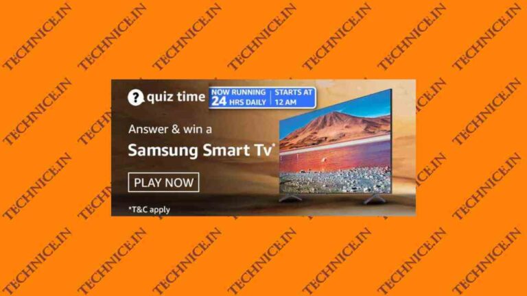 Amazon Samsung Smart TV Quiz Answers Get Free TV From Amazon