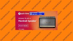 Amazon Marshall Speaker Quiz Answers Win Bluetooth Speaker Free