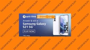 Amazon Samsung Galaxy S21 5G Quiz Answers Get Samsung Mobile Free