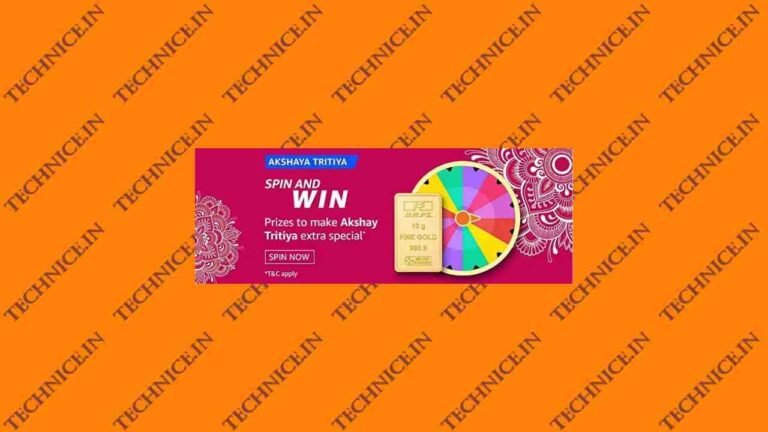 Amazon Akshaya Tritiya Spin And Win Quiz Answers Win Prizes Free