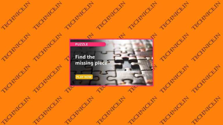 Amazon Puzzle Answers Find The Missing Piece All Answers