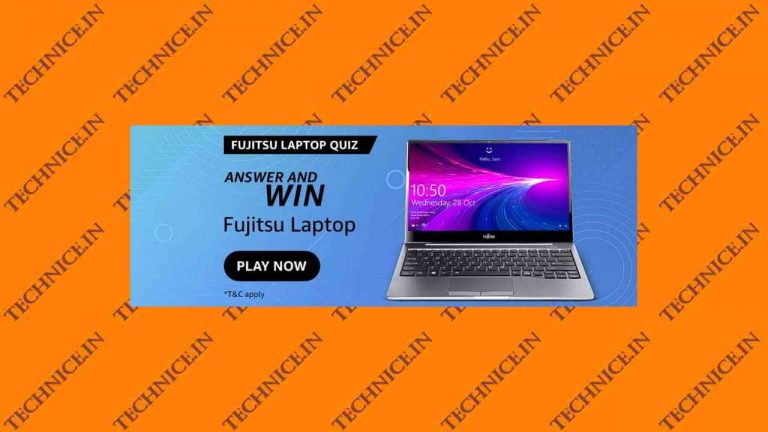 Amazon Fujitsu Laptop Quiz Answers Win Fujitsu Laptop Free