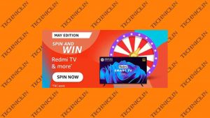 Amazon May Edition Spin And Win Quiz Answers Win Redmi TV And More Prizes