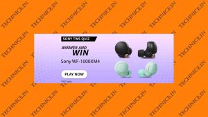 Amazon Sony TWS Quiz Answers Win Sony Earbuds Free